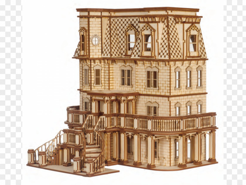 Doll Dollhouse Hegeler Carus Mansion 1:24 Scale PNG