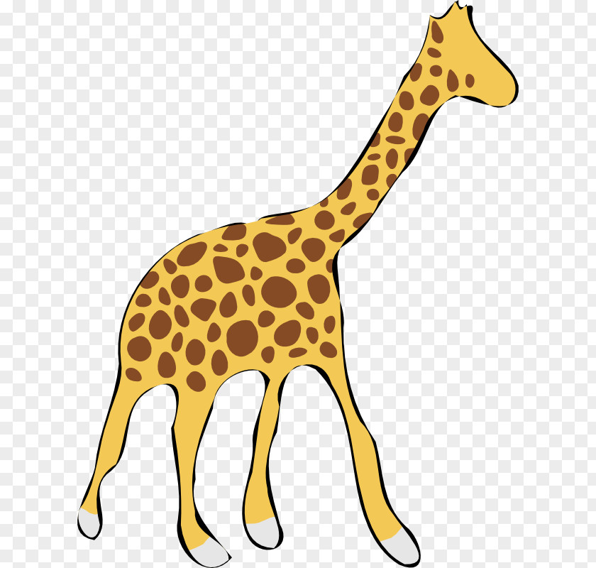 Giraffes Clipart Giraffe Okapi Cartoon Clip Art PNG