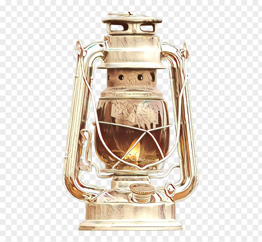 Metal Lantern Brass PNG