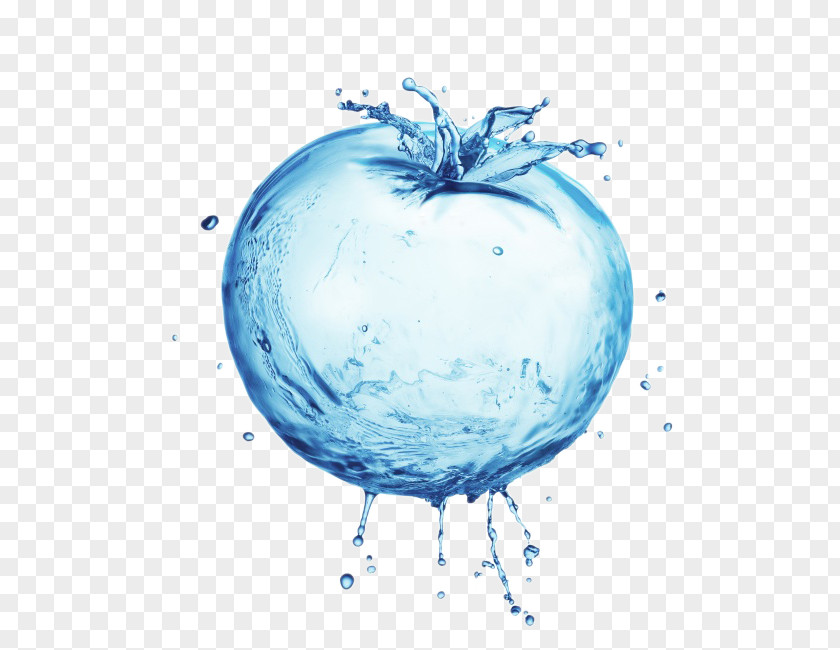 Transparent Water Drops Tomato Juice Blue Cherry Stock Photography Fruit PNG