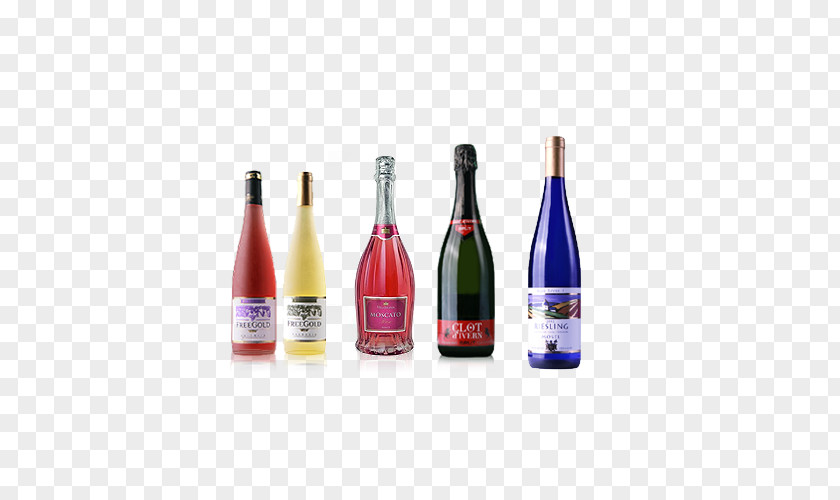 A Variety Of Foreign Drinks Wine Drink Bottle PNG