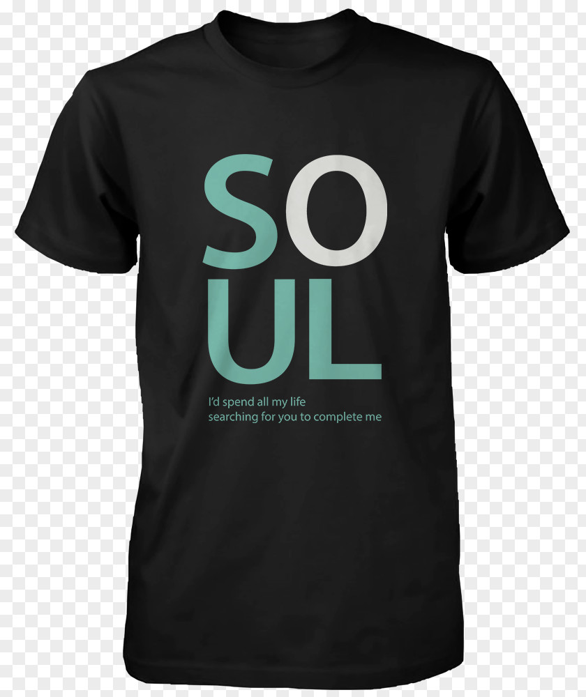 Soul Mate Printed T-shirt Couple Top PNG