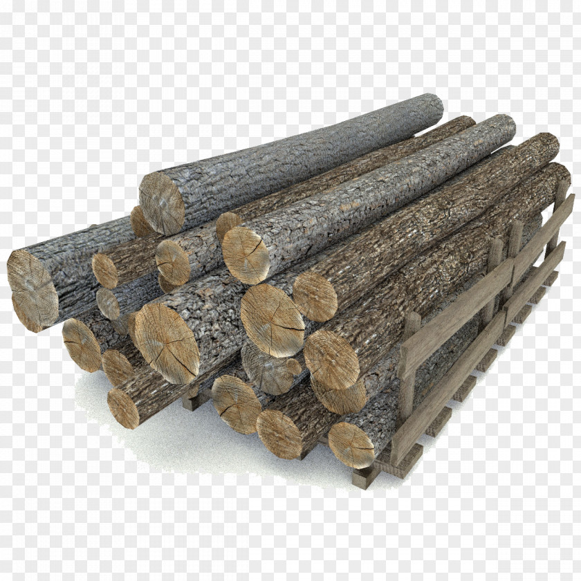 Woods Firewood Lumberjack Low Poly PNG