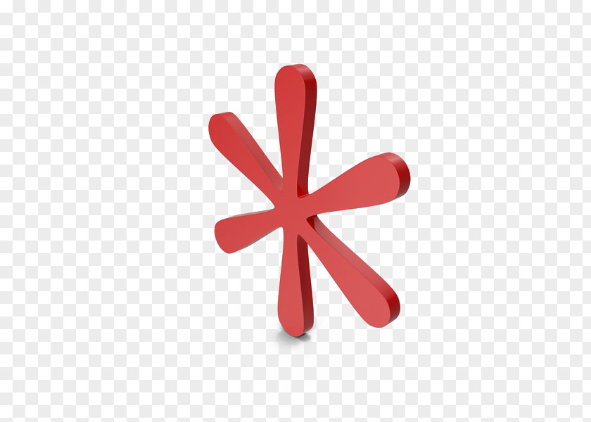 Asterisk Sign Product Design Symbol RED.M PNG
