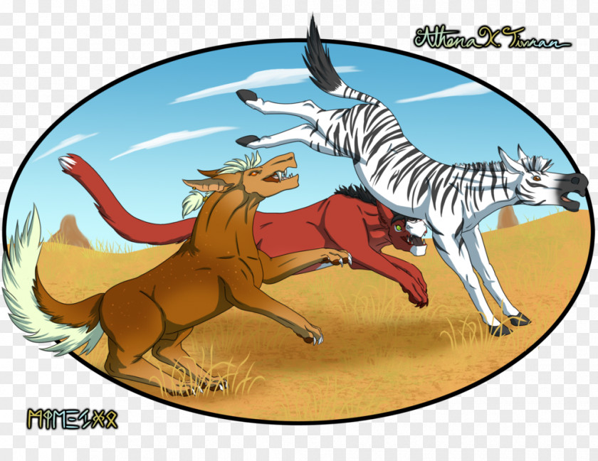 Cat Horse Mammal Illustration Fiction PNG
