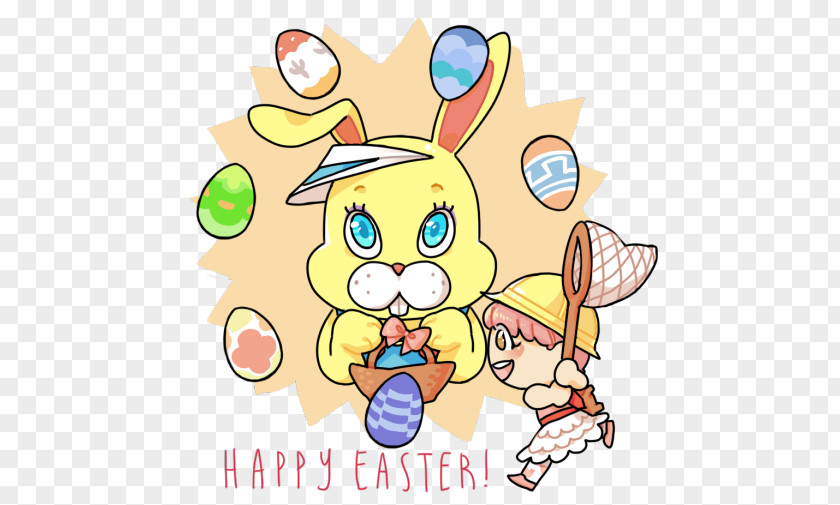 Happy Easter Flyer Clip Art Bunny Day Illustration PNG