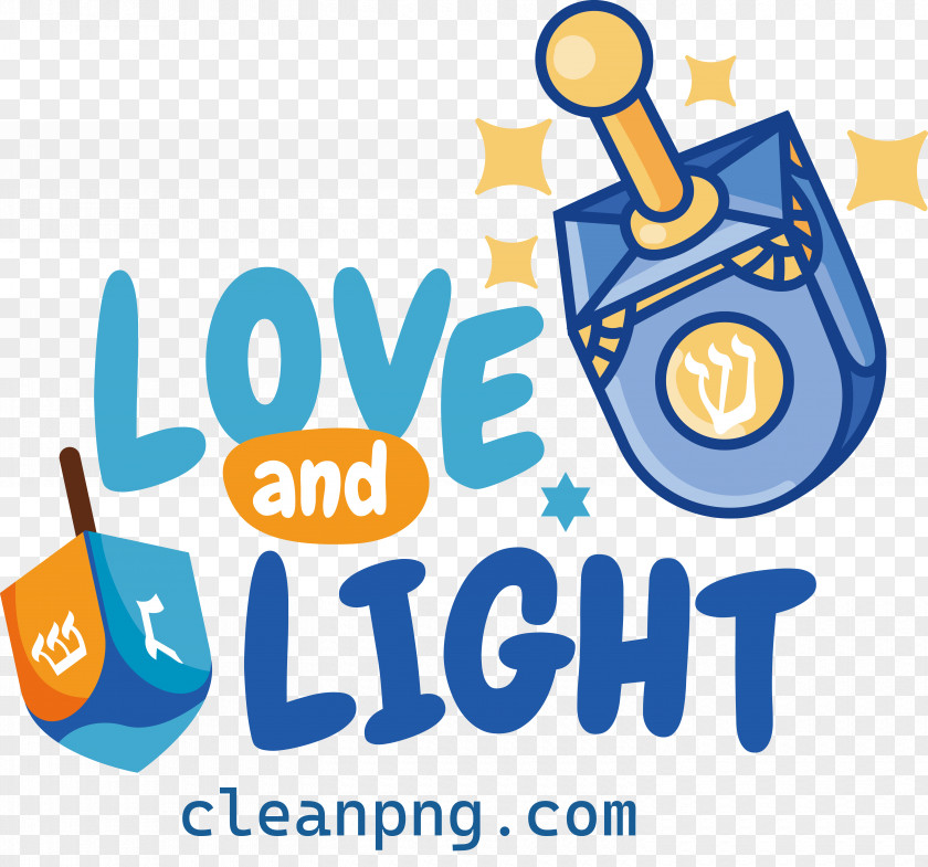 Happy Hanukkah Love Light PNG