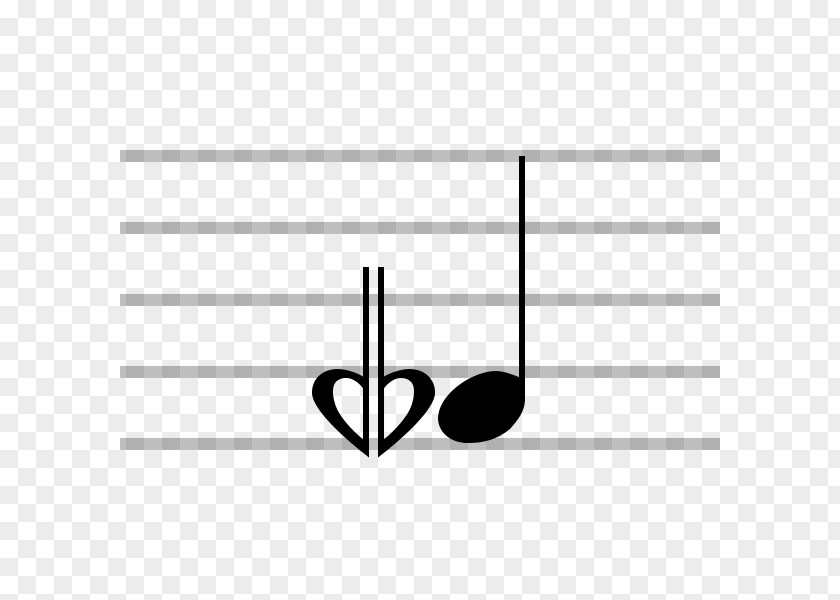 Musical Note Flat Doble Bemol Accidental Notation PNG