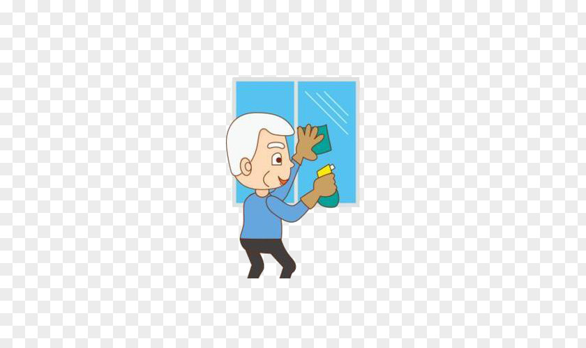 The Grandfather Cleaned Window Pattern PNG