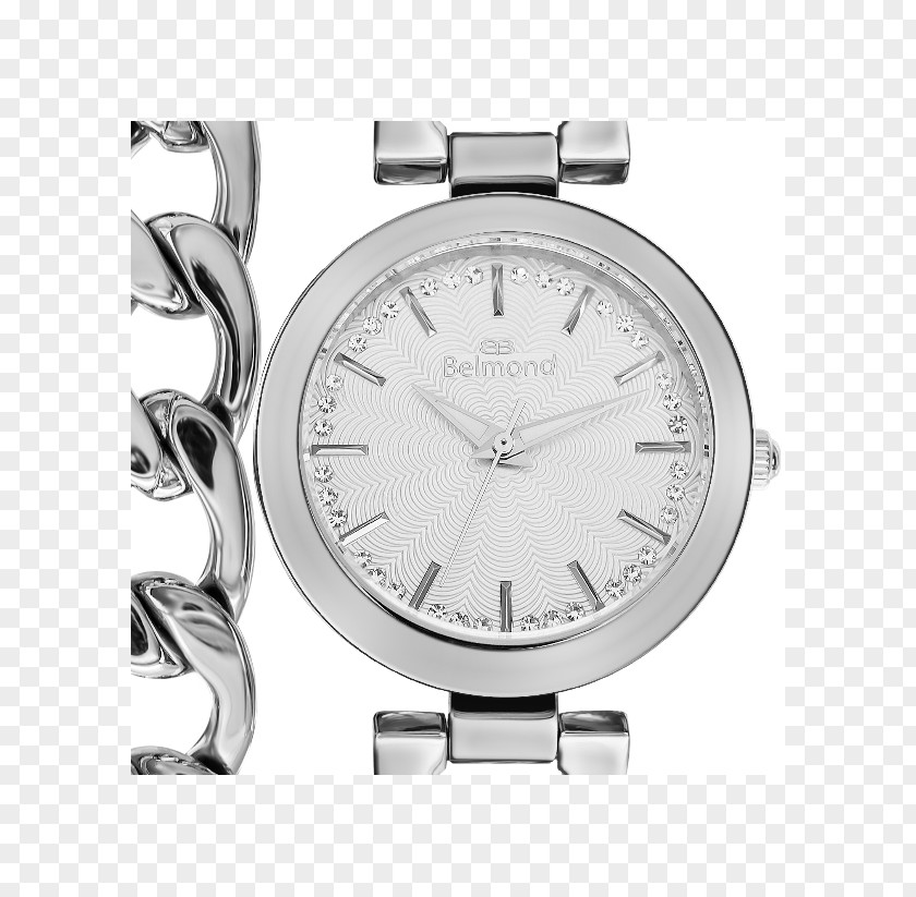 Watch Strap Silver PNG