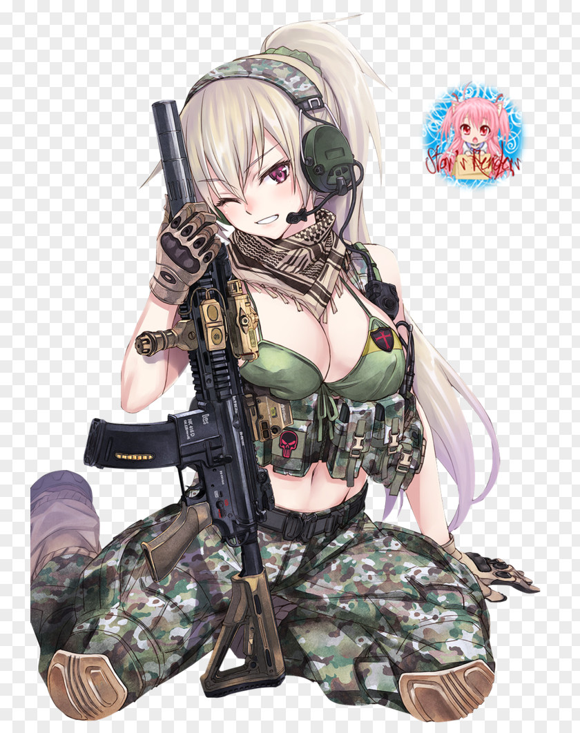 Anime Female Soldier 少女向けアニメ Military PNG Military, clipart PNG