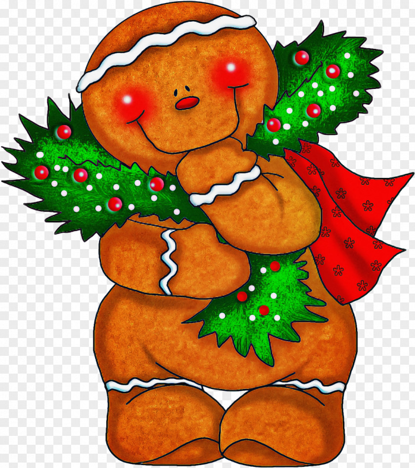 Holly Gingerbread PNG
