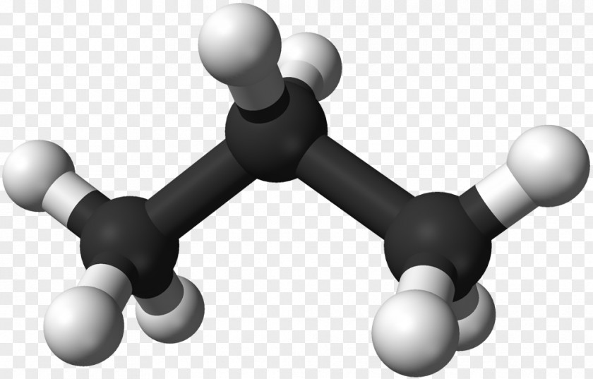 Propane Molecule Butane Ball-and-stick Model Chemical Bond PNG