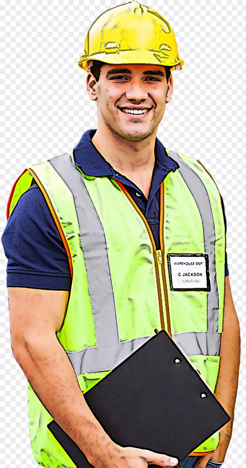 Sleeve Engineer High-visibility Clothing Personal Protective Equipment Yellow Workwear Headgear PNG