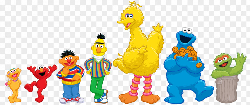 Unicorn Birthday Big Bird Elmo Sesame Street Characters Clip Art PNG