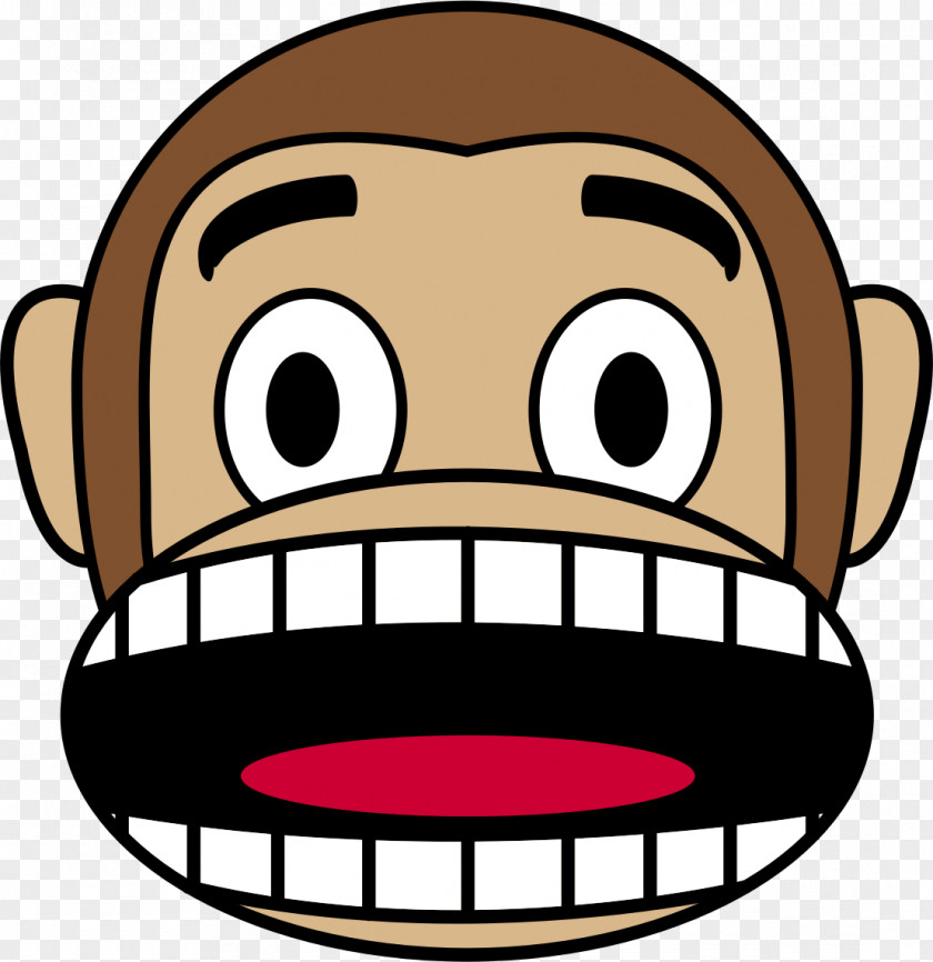 Angry Emoji Monkey Ape Japanese Macaque Clip Art PNG