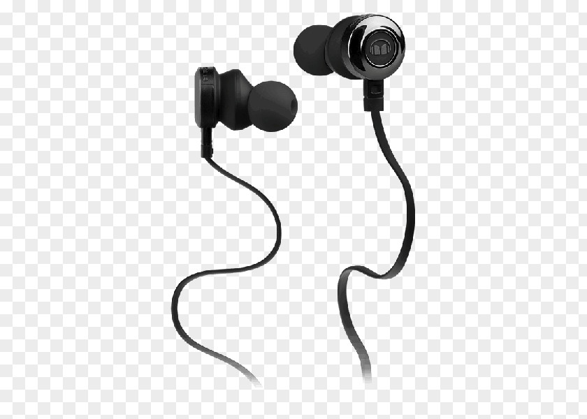 Headphones Monster ClarityHD In-Ear On-Ear Cable Microphone PNG