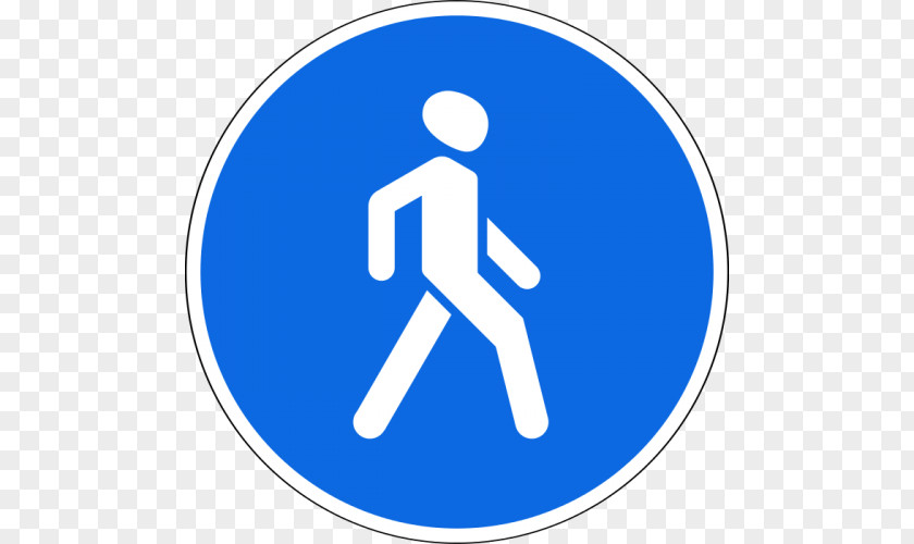 Road Traffic Sign Pedestrian Zone Code PNG