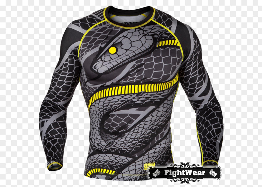 T-shirt Rash Guard Long-sleeved Venum PNG