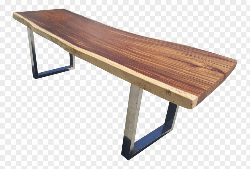 Table Live Edge Dining Room Bench Furniture PNG