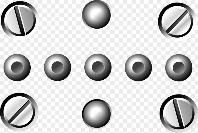 Vector Painted Screws Screw Euclidean PNG