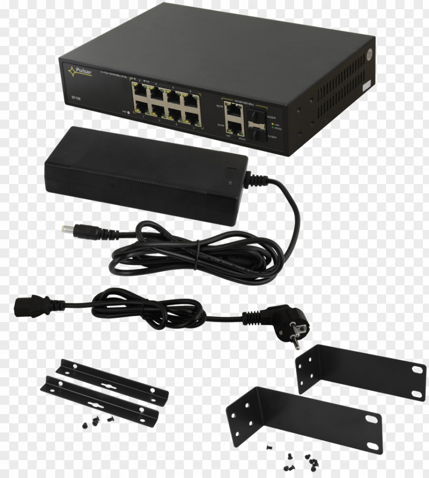 220 Pulsar HDMI Power Over Ethernet Converters Switched-mode Supply IEEE 802.3af PNG