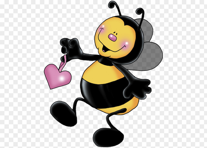 Bee Love SMS Clip Art PNG