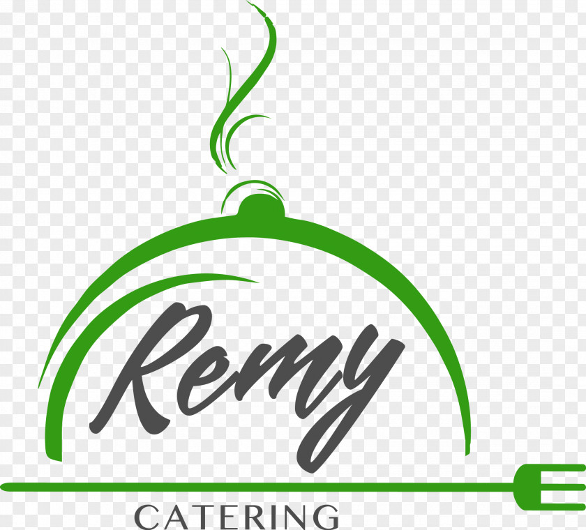 Catering Leaf Logo Plant Stem Font PNG