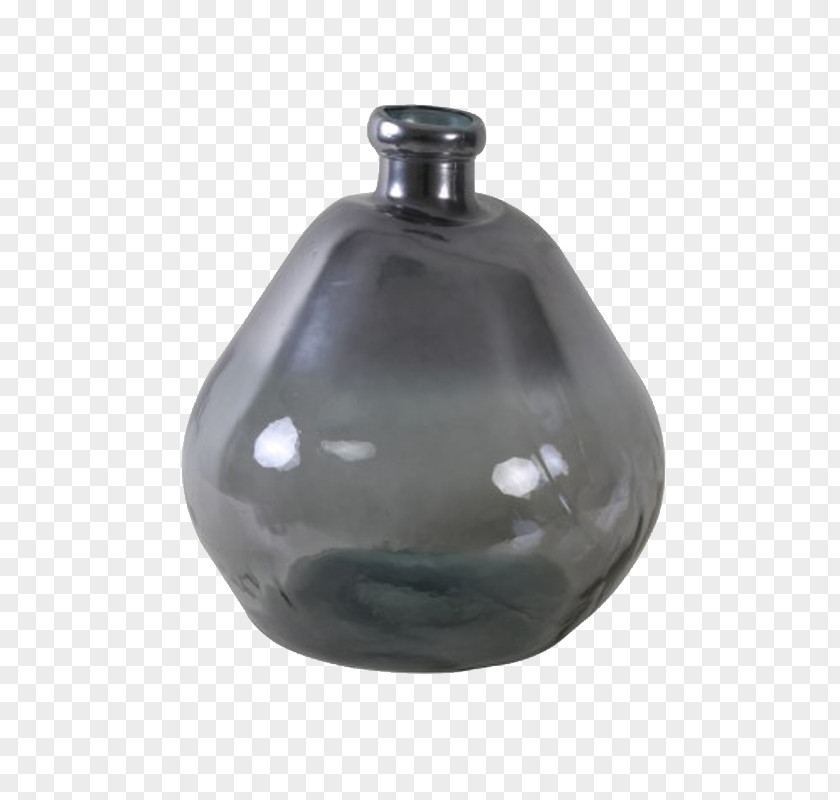 Gray Glass Vase Murano Ceramic PNG