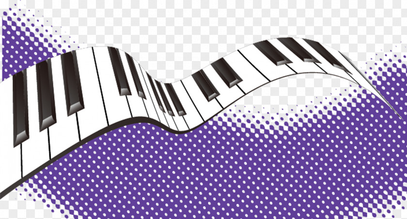 Purple Piano Keyboard Vector Grand PNG