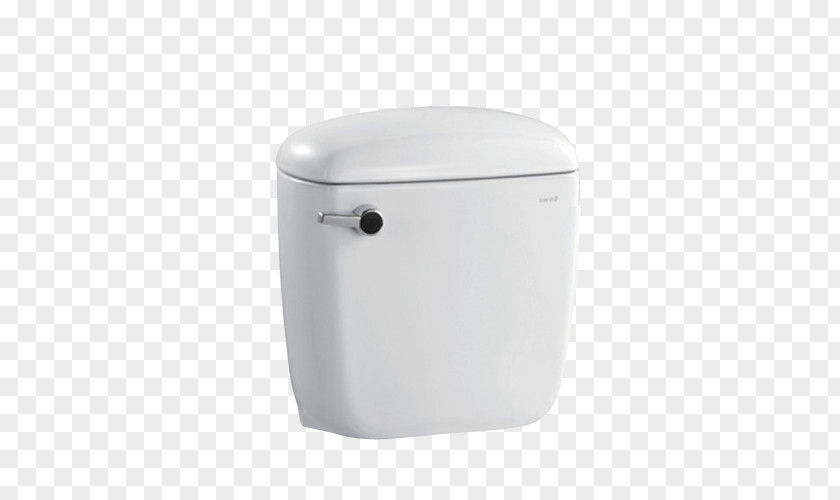 White Ceramic Toilet Pumping Water Tank Seat Lid PNG