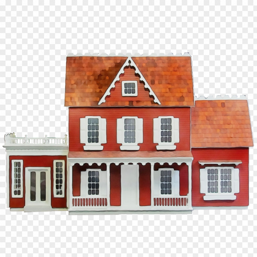 Architecture Toy Property House Home Roof Dollhouse PNG