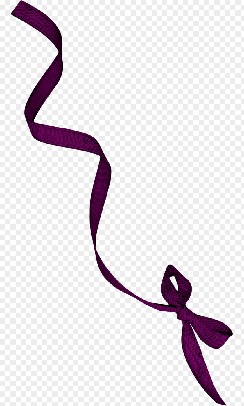 Beautiful Dark Purple Ribbons Ribbon PNG