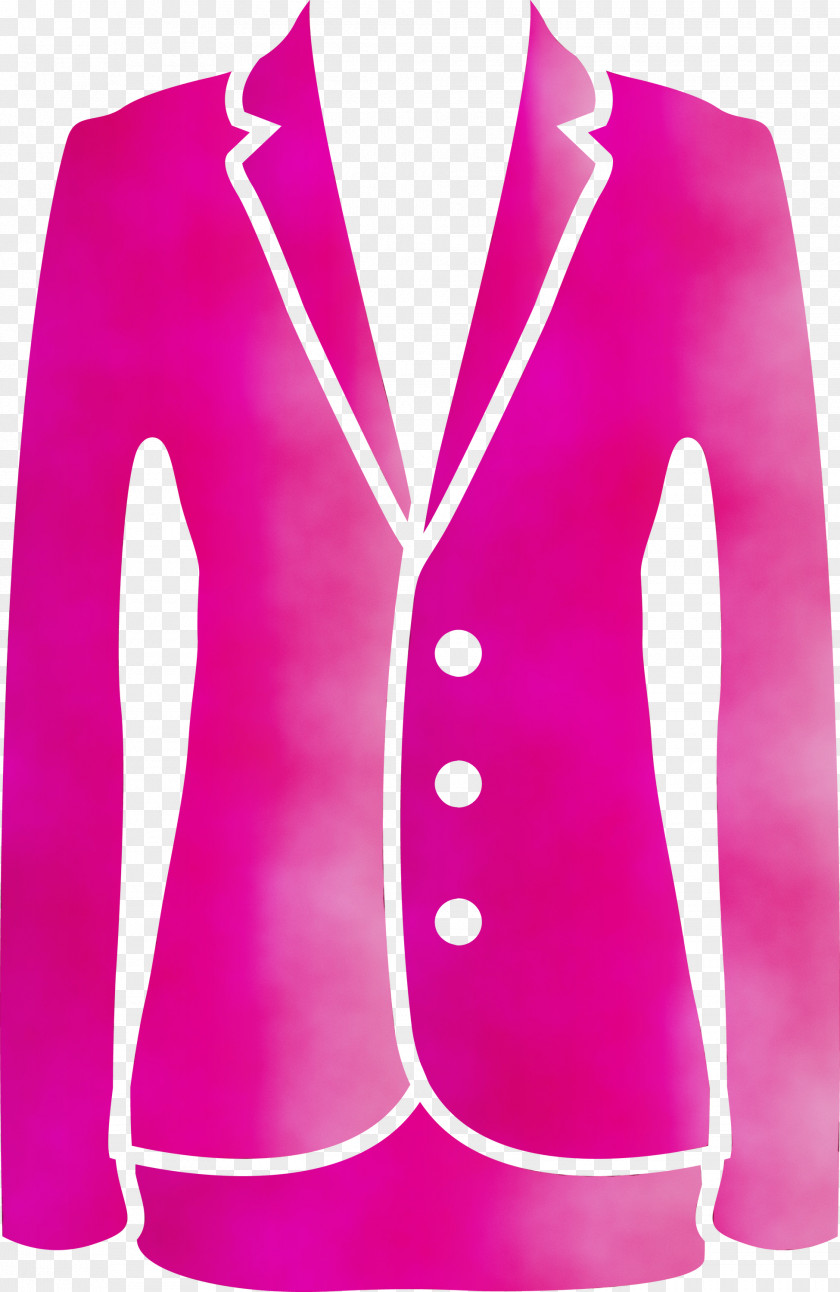 Clothing Outerwear Pink Sleeve Jacket PNG