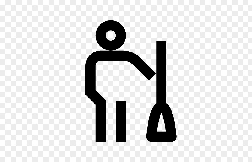 Janitor Black And White Clip Art PNG