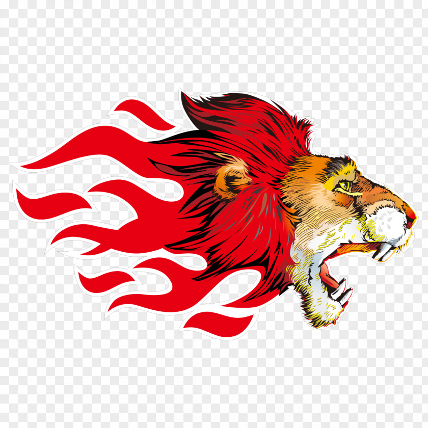 Lion Graffiti Leopard T-shirt Car Sticker PNG