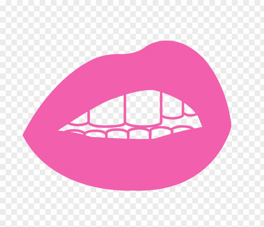 Lipstick Lip Gloss Tooth Cartoon PNG