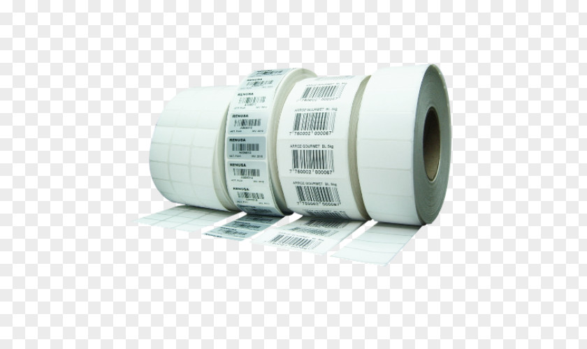 Printer Paper Tag Barcode Printing PNG