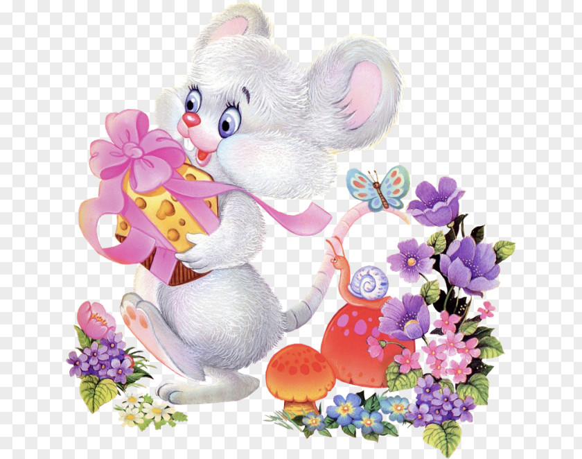 White Mouse With Cheese Picture Rat Computer Murids Clip Art PNG