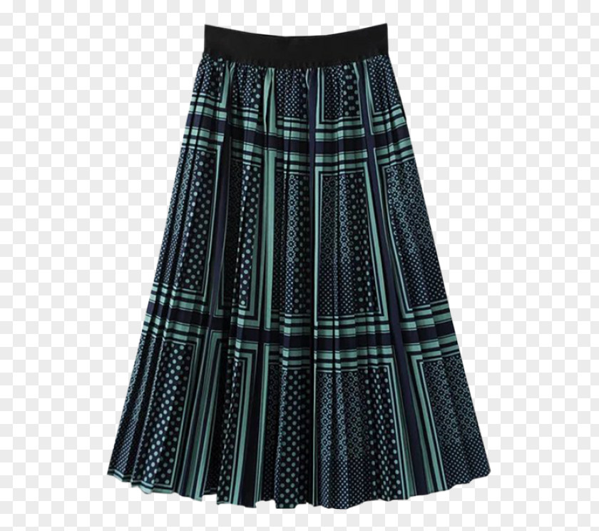 And Pleated Skirt Tartan Waist PNG