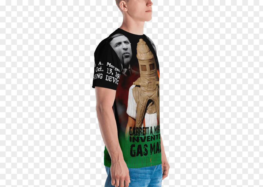 Garrett Morgan Gas Mask Printed T-shirt Clothing Cut And Sew PNG