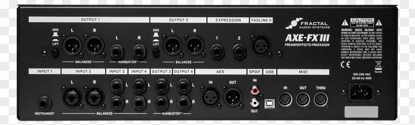 Guitar Fractal Audio Axe-FX Effects Processors & Pedals Amplifier Modeling PNG