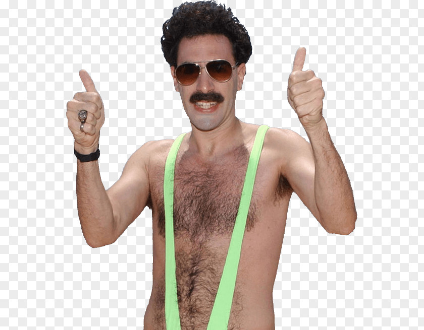 Male Tide Sacha Baron Cohen Borat Thumb Sling Swimsuit PNG