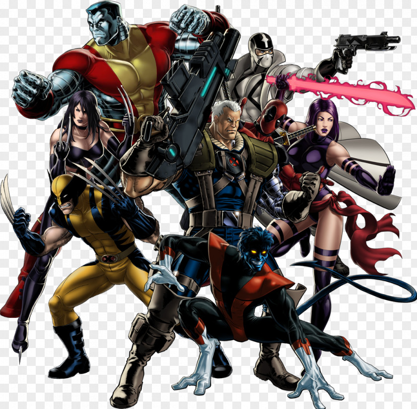 MARVEL Wolverine Cable Deadpool X-Force Psylocke PNG