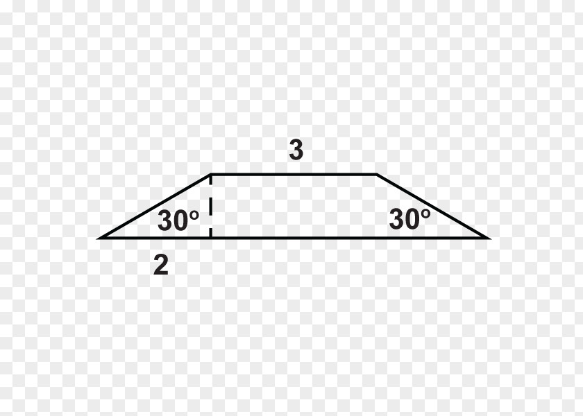 Trapezoid Formula Triangle Area Perimeter Quadrilateral PNG