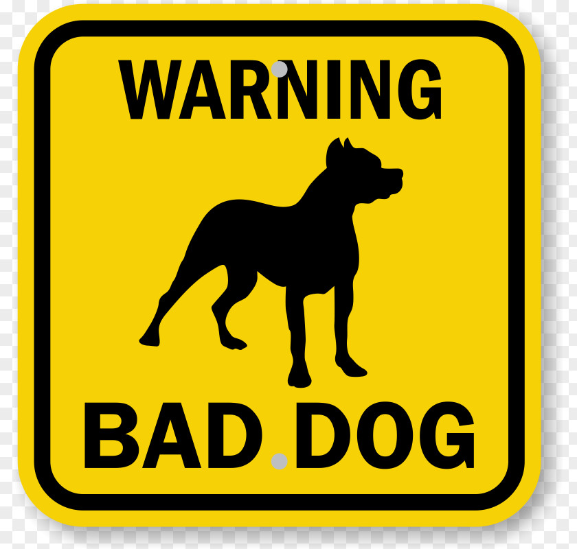Warning Sign Clipart Dog Clip Art PNG