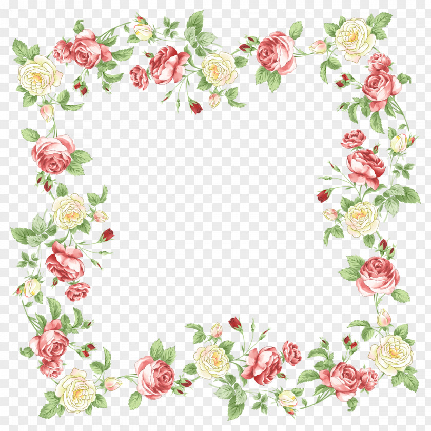 Bonito Border Borders And Frames Clip Art Floral Design Flower PNG