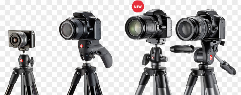 Camera Collection Lens Tripod Manfrotto Photography PNG