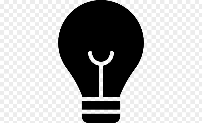 Light Incandescent Bulb Silhouette Clip Art PNG