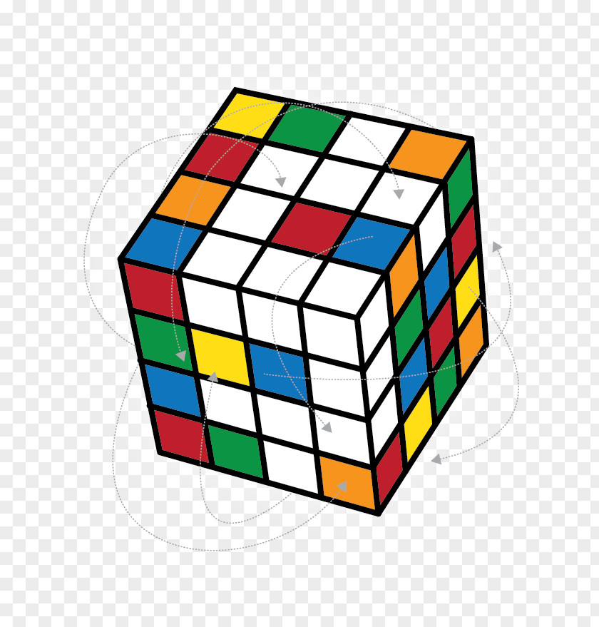 Line Rubik's Cube Point Clip Art PNG